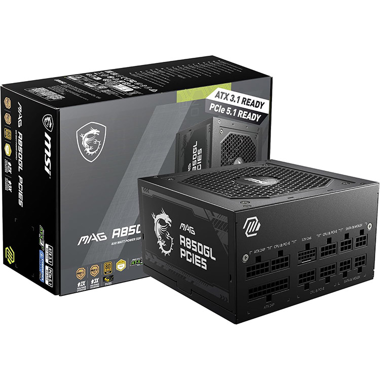 خرید پاور MSI MAG A850GL PCIE5